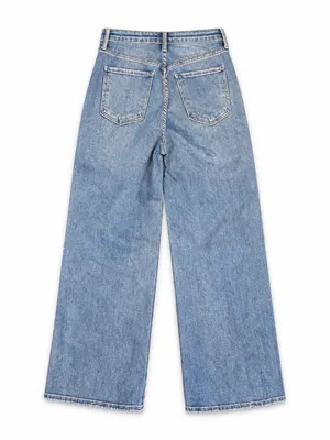 Just Black Denim BP339J Patch Pocket High Rise Wide Leg Jeans 27 thumbnail 3