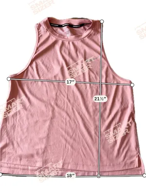 Nike Women’s Rose Pink Athletic Tank with Swoosh thumbnail 2