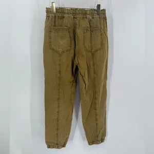 Anthropologie Women's Large Pants Rhys Utility‎ Jogger Moss Yellow Green thumbnail 3