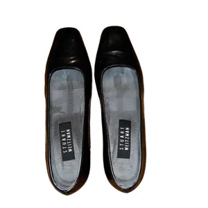 Stuart Weitzman Black Leather Shoes Size 7.5 M thumbnail 2