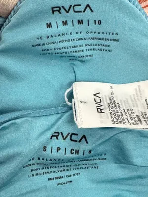 NEW RVCA Blue Two Piece Bikini Women’s Small/Medium thumbnail 2
