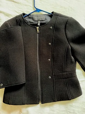 BCBGMaxAzria Jaymes Peplum Moto Jacket Black thumbnail 9