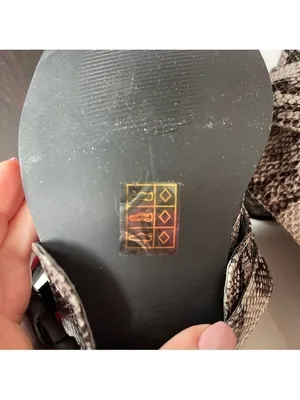 Rebels Vegan Leather Slingback Mule Reptile Snake Print Gray Slipons Sz 7.5 NWT thumbnail 13