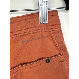 Black Diamond Women's Credo Shorts Size 8 Burnt Orange Cotton Stretch‎ Climbing thumbnail 10