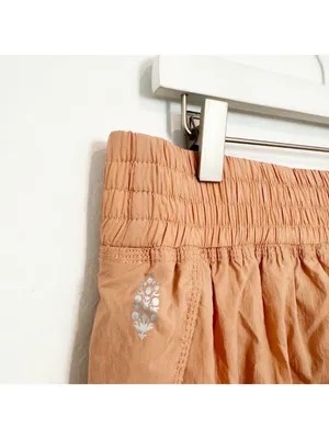 Free People Namaslay Shorts Size Large Pink Lined Athletic Dolphin Sporty‎ Chic thumbnail 5
