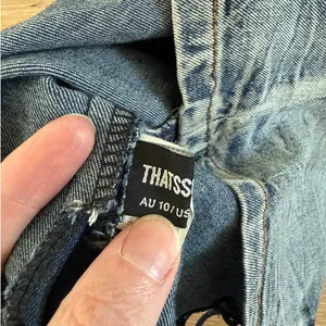 That’s So Fetch Halter Top Denim Wanted Size US 6 Blue thumbnail 3