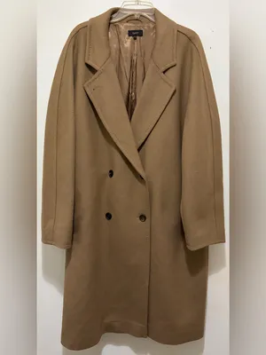 Quince Italian Wool Double-Breasted Slouch Coat XL thumbnail 5