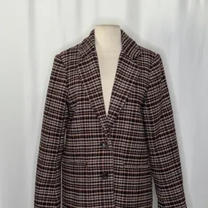 ABERCROMBIE & FITCH Heavyweight Wool Blend Blazer Coat Preppy Academia Small thumbnail 3
