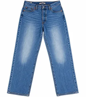 Levi's Premium Big E Ribcage Straight Ankle Jeans 29 Blue High Rise Button Fly thumbnail 1