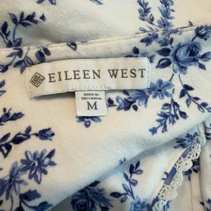 Eileen‎ West Nightgown M Floral 100% Cotton Flannel Cottagecore Grannycore Warm thumbnail 5