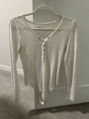 Abercrombie Button Up Cozy Bodysuit thumbnail 1