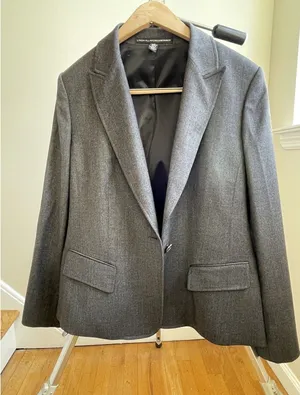 Vintage Linda Allard Ellen Tracy Women’s Suit Jacket Size 16 wool thumbnail 1