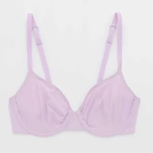 Aerie New SMOOTHEZ Microfiber Underwire Unlined Bra Lavender Lake Size 36C thumbnail 5