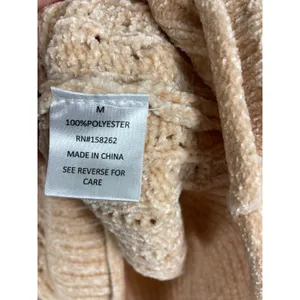Altar'd State Plush Cable Knit Tan Sweater Size Medium thumbnail 4