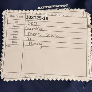 Cherokee‎ Navy Scrub Top XL thumbnail 9