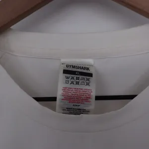 Gymshark Long Sleeve Workout Shirt White XL Athleisure Athletic Top thumbnail 3