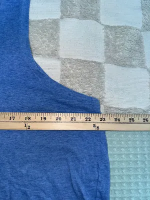 Pact‎ Blue V-Neck Tank Top XXXL thumbnail 3