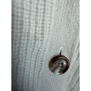 Quince Mongolian Cashmere Oversized Boyfriend Cardigan Sz Med Cream Sweater thumbnail 10