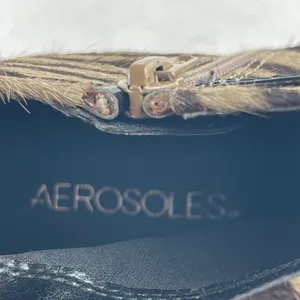 Aerosoles Patrole Car Zebra Print‎ Calf Hair Ankle Boots Womens 9M Brown Black thumbnail 7