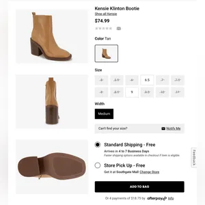 Kensie mid calf boots on block heels NEW 🌟🌟🌟 thumbnail 3