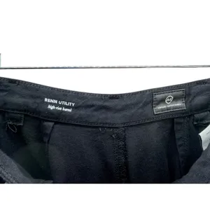 AG Adriano Goldschmied‎ Renn Utility Black High Rise Barrel Leg Pants 26R Gorp thumbnail 4