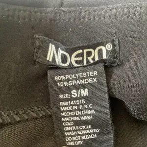 Indero Button Detail Ankle Pants Black thumbnail 7