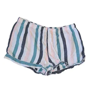 ALFANI Intimates Stripe Notched Collar Pocket Shirt Pajama Top Shorts M thumbnail 7