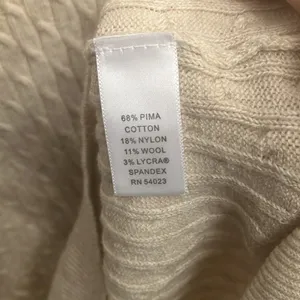 FINAL MARKDOWN Banana Republic Cable knit top large thumbnail 4