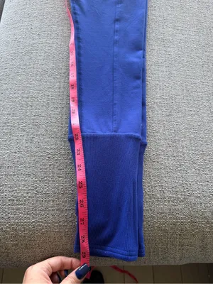 Karma‎ Athletics High-Rise Ribbed Cuff Leggings Blue - XS thumbnail 5