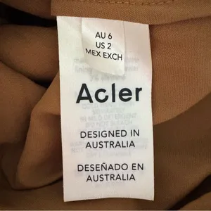 ACLER Aurora Dress in Amber Crescent Size 2 thumbnail 13