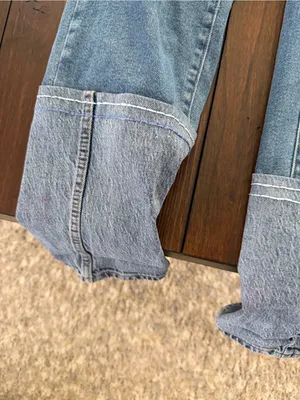 Good American Women’s Light Blue Denim Jumpsuit Jeans thumbnail 7