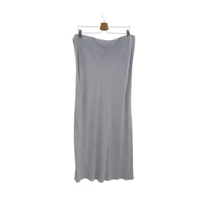 Anthropologie Tilda Bias Cut Maxi Slip Skirt Lavender Gray Silver Size 2X thumbnail 3
