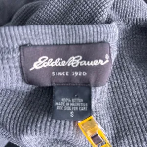 Eddie Bauer Waffle Knit Thermal Shirt‎ Gray Small thumbnail 6