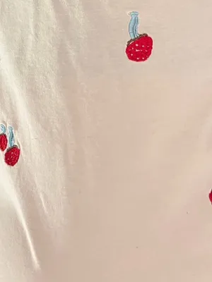 SHEIN cream mushroom top Red Size M thumbnail 7