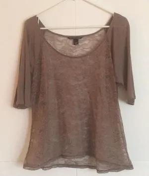 Y2K Victoria’s Secret Sheer Lace Sz L thumbnail 1