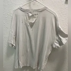 We the free / Free People Ripped Tshirt thumbnail 3