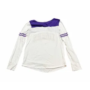 5th & Ocean LSU Tigers Raised Lettering Long Sleeve Knit Top Women's Size L thumbnail 2