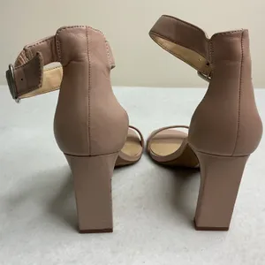 Vince Camuto‎ Citriana Blush Stretch Ankle Cuff Block Heel Sandals 7.5M thumbnail 5