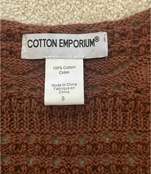 Cotton Emporium Knit Front Tie Sweater thumbnail 2