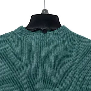 Women's Large 2-Piece Knit Set‎ Warm High-Collar Sweater & Barrel Leg Pants thumbnail 3