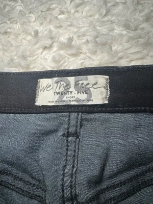 Free People Black Denim Skirt Mini thumbnail 6