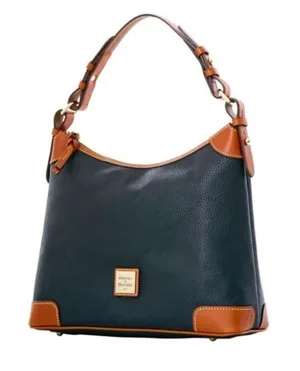 Dooney & Bourke Pebble Grain Hobo‎ Bag in Black thumbnail 1
