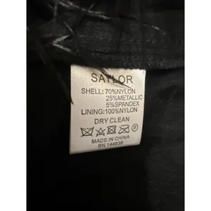NEW Saylor Hilaria Feather Metallic Ribbed Knit Ruched Midi Bodycon Dress Sz XS thumbnail 7