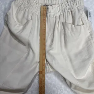 A New Day Pull-On Pants Cream Boho Coastal Resortwear Minimalist Vacation Size M thumbnail 5