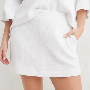 Aerie White Textured skirt plus size XXL 2X summer beach Miami vacation euro thumbnail 1
