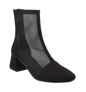 NWT A New Day Womens Celaena Boots Mesh Block Heel 94568461 Black 9.5M thumbnail 1