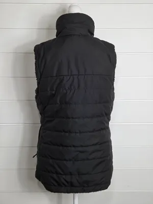 The North Face Reversible Black Quilted Puffer Vest Size S thumbnail 2