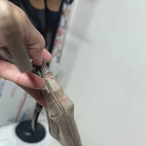 Coach Tan and Pink Signature Wristlet Clutch thumbnail 5