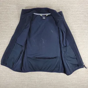 American Eagle Performance Fleece Vest Medium Navy Blue Rear Full Zip Pocket thumbnail 12