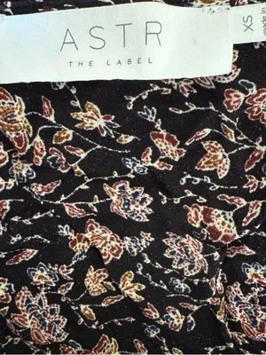 ASTR The Label Floral Ruffle Tiered Dress Boho Fairy XS thumbnail 9